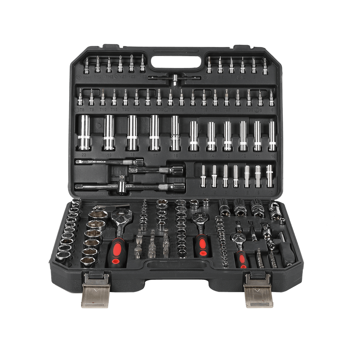 171 Pcs Professional มัลติฟังก์ชั่นประแจเครื่องมือรวม Spanner Socket Set สำหรับซ่อมรถ