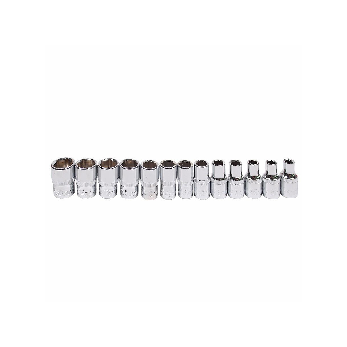 46pcs 1/4' dr Crv Steel Metric Car Repairing Toolbox Socket Wrench Tools Set With Ratchet Handle